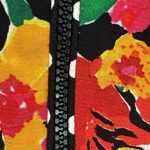 Zara bomber jacket mixed print floral polka dot new size large ladies … - Picture 11 of 13